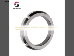 Đai ốc khóa KM5 KM05 có ren hệ mét để khóa bằng vòng đệm khóa