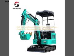 R328 Mỏ Mini Excavator cao su theo dõi Epa Scavatore Dọn sạch Dirt Track Excavator Pilot Control Bagger