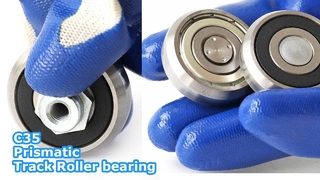 Con lăn lăng trụ C35 (C35-2RS ZZ): Chuyên dùng cho đường ray T/U nhỏ gọn 35mm
