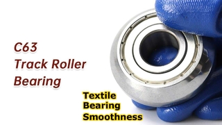 Vòng bi lăn rãnh C63 (17x50x17,5mm): Thành phần dẫn hướng tuyến tính của máy dệt