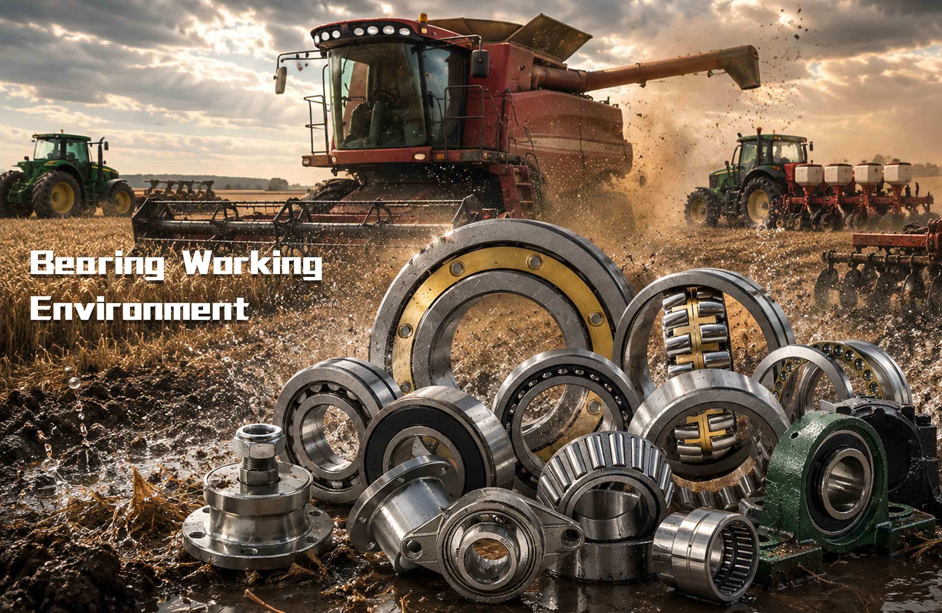 Blog công ty mới nhất về Các lỗi thường gặp của vòng bi nông nghiệp: Nguyên nhân, triệu chứng và giải pháp