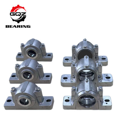 Mua GQZ UCFX18 Đơn vị ổ bi mặt bích vuông bốn bu lông Trục 90mm Vỏ gang với ổ bi chèn UCX18 sản xuất trực tuyến