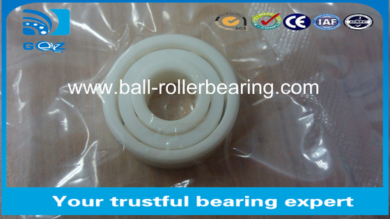 Si3N4 ZrO2 6003 Full Ceramic Deep Groove Ball Bearing 17x35x10mm