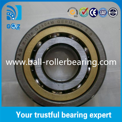 QJ304M 4 điểm tiếp xúc quả bóng mang 25 độ góc tiếp xúc 15mm chiều cao
