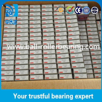 OD 30mm Teel Cage Ball Thrust Bearings 51103 Trọng lượng nặng Chứng nhận ISO9001