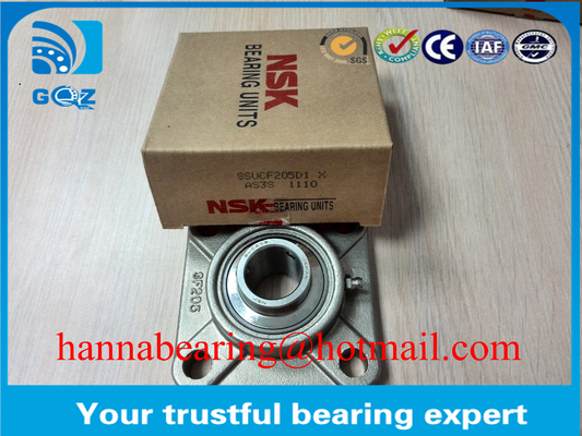 Độ bền lâu dài Bốn Bolt Flanged Housing SSUCF203 Gối khối 17x86x33.3mm