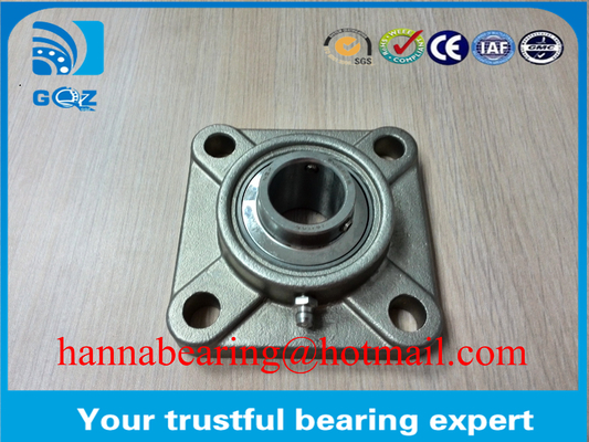 SSUCF204 Quảng trường gối khối mang vật liệu thép không gỉ Độ chính xác cao 20x86x33.3mm