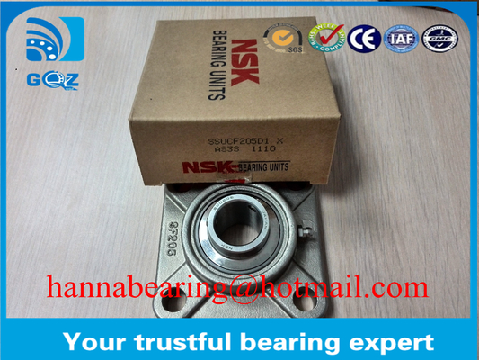 Cánh 30mm Đường đệm khối đệm SUCF206 Bốn Bolt Flanged Housing cho dây chuyền vận chuyển