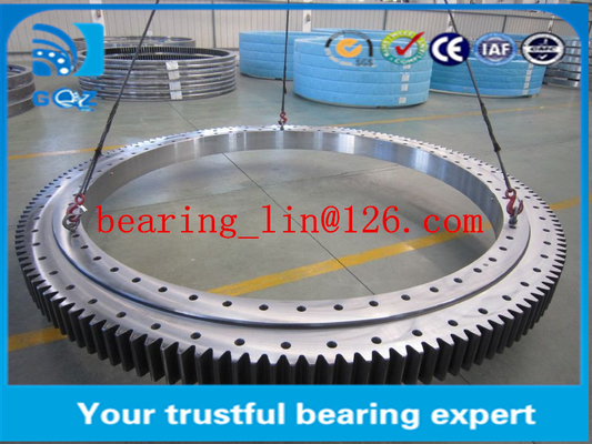 Động cơ giun Ba hàng vòng bi xoay cuộn, vòng bi xoay
