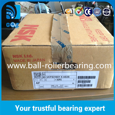 Vòng lưng Lối đệm khối Xét chính xác cao Bốn - cuộn NSK UCFS316