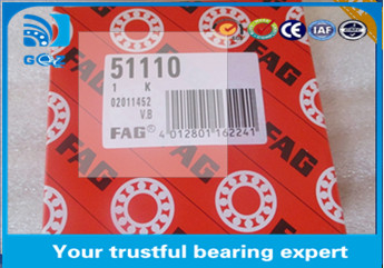 Máy giặt trục mở Vòng xích bóng thép không gỉ 51110 Tiếng ồn thấp 50 X 70 X 31 mm