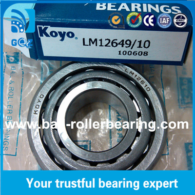 LM12649/10 Ống xích bánh xe cong Rodamientos KOYO Độ chính xác cao