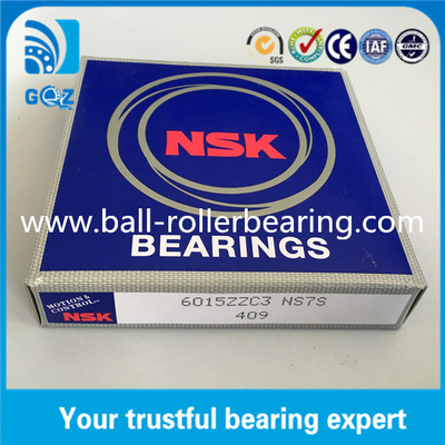 C3 Khả năng NSK 6015ZZ C3 Động cơ có tiếng ồn thấp Nhật Bản gốc 75 * 115 * 20mm