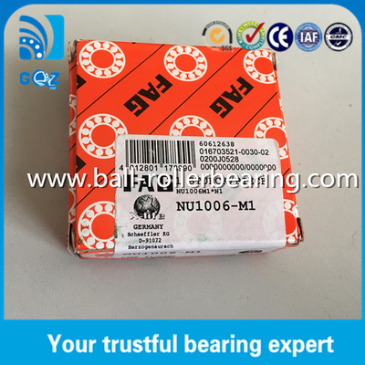 11000 r / min Tốc độ Lồng đồng Vòng xoay trụ NU1006-M1