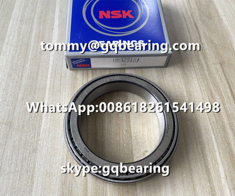 GCR15 Vật liệu thép NSK HR32916J Vòng xích cuộn coni HR 32916 J Vòng xích xích