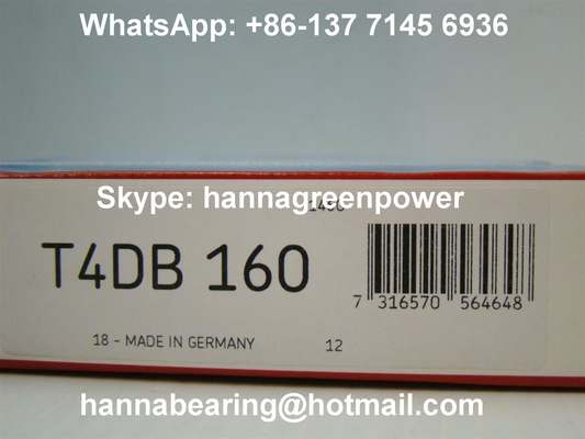 Loại mỏng T4DB160 Load Heavy Taper Roller Bearing 160x220x32mm