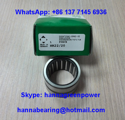 Dòng ánh sáng NK8/12-TV Polyamide Cage Needle Roller Bearing với lỗ dầu 8x15x12mm