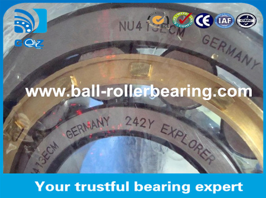 Vàng lồng trụ vòng bi cuộn NU413ECM abec 3 vòng bi nhiệt độ cao