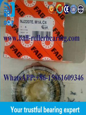 FAG NJ2207E.M1A.C4 Vòng thép có vòng xoay hình trụ cao tốc