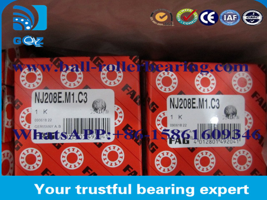 Đồ xách cuộn trụ chính xác cao với thép Chrome / thép carbon NJ207E.M1