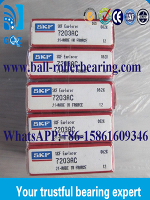 cao độ chính xác góc tiếp xúc vòng bi quả bóng 7203AC / kích thước 17 * 40 * 1 2 mm