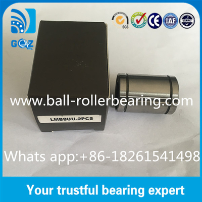 1/2 inch axle dia Linear Motion Bearings với vật liệu thép Chrome LMB8UU