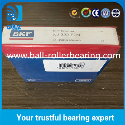 3600 r/min Tốc độ xoay Lồng đồng Vòng xoay trụ SKF NJ222ECM