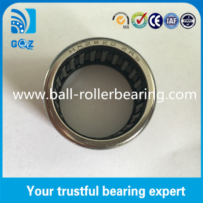 Dây niêm phong môi HK2820-2RS kéo Cup Needle Roller Bearing với đầu mở