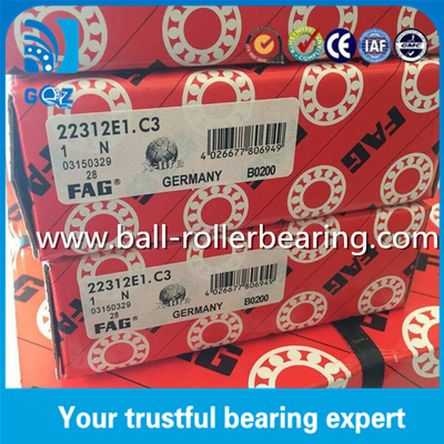 C3 Khả năng E1 Steel Cage FAG 22312-E1-C3 Spherical Roller Bearing steel cage