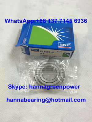 E2.6002-2Z/C3 Ứng dụng động cơ Polymer Cage Deep Groove Bearing 15x32x9mm