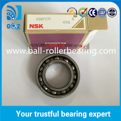 Loại mở NSKHPS Deep Groove Automotive Bearings với thép crôm Gcr15 NSK 6007CM