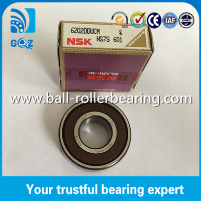 Gốm Seal Chrome Steel Deep Groove Ball Bearing NSK 6202DDU 6202DDUCM