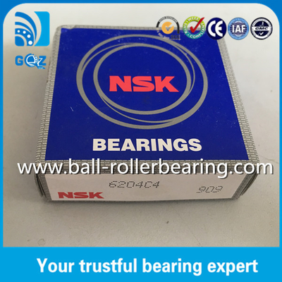 C4 Khả năng mở loại vòng bi xe ô tô / vòng bi cao độ chính xác NSK 6204C4