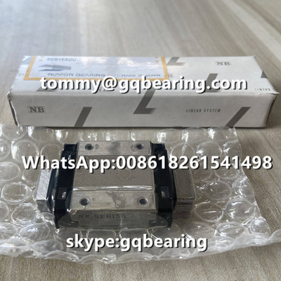 NB SEB15A Miniature Slide Nippon SEB15AUU Vật liệu tiêu chuẩn Precision Linear Block