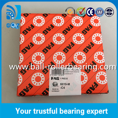 C4 Khả năng khôi phục ghim lồng xe ô tô, FAG 6019-M-C4 Deep Groove Ball Bearing