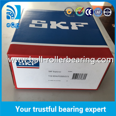 P5 Chiếc vòng ngoài tách chính xác SKF 7318 BEMA / P5DBBVE575 Vòng đệm bóng tiếp xúc góc