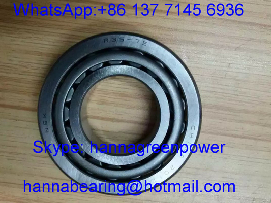 R35-75 / R35/75 Xích đơn hàng xe hơi có vòng bi coni / vòng bi bánh xe