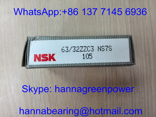 63/32ZZC3 / 63-32-2Z / 63/32-2RS V dây đai sử dụng Deep Groove Ball Bearing / Bending Machine Bearing