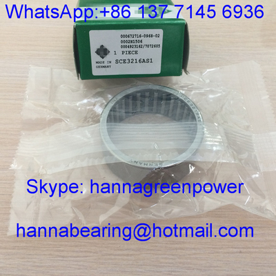 SCE3216AS1 / SCE3216 Inch kéo Cup kim vòng bi với đầu mở, 50,8 * 60,325 * 25,4mm
