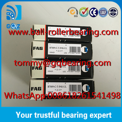 45 * 75 * 16mm kích thước Bakelite giữ FAG B7009-C-T-P4S-UL vòng bi trục