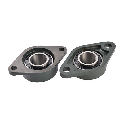 INA FLCTE17 FLCTE17-XL Vật liệu Sắt đúc 2 cuộn Flange Cushion Block Ball Bearing Diameter bên trong 17mm