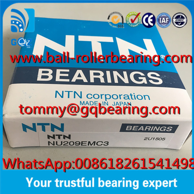 C3 Clerance Brass Cage NTN NU209EMC3 Vòng xích hình trụ