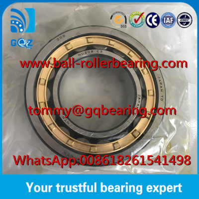 C3 Clerance Brass Cage NTN NU209EMC3 Vòng xích hình trụ