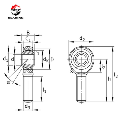 Sản phẩm bán buôn đầu gậy 50mm SIA50ES-2RS Joint Super Precision Bearings SI Add to My Cart