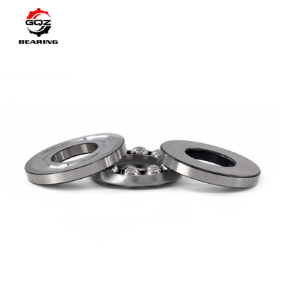 51306 Vòng trục kim loại thép Gcr15 Đang đẩy quả bóng với lồng thép 30x60x21mm