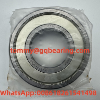 Thép tấm kim loại lồng FAG 6310-H-2Z-SN-C3 Deep Groove Ball Bearings 50x110x27mm