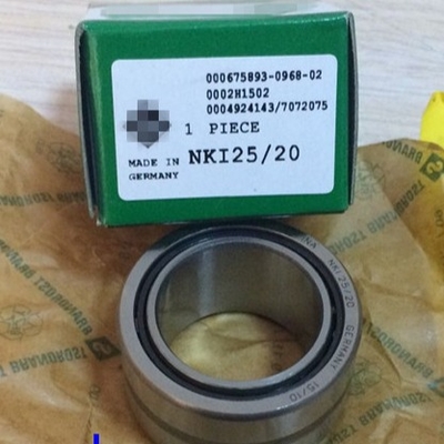 NKI25/20-TV-XL / NKI25-20 Sợi Polyamide Cage Needle Roller Thrust Bearing với Vòng bên trong 25 * 38 * 20 mm