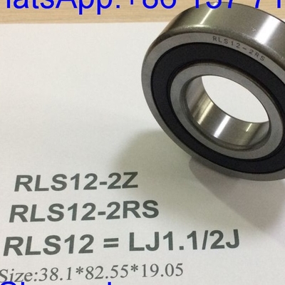 RLS12-2RS / LJ1.1/2-2RSJ Kích cỡ Inch Xích cỗ xe ô tô Xích cỗ quả bóng rãnh sâu 38.1*82.55*19.05mm