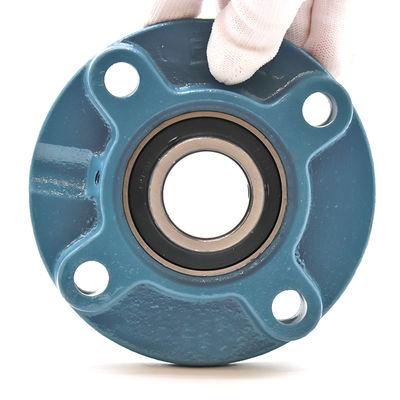 UCFC214 Vòng bi mặt bích tròn bốn lỗ 70mm UC214 Vòng bi lắp ghép khóa vít