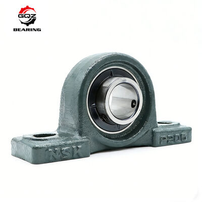 Vòng bi chèn UCX20 Vành trong rộng 100×190×117.5mm Vít định vị Vòng bi băng tải nông nghiệp OD hình cầu